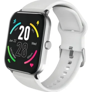 Relógio Smartwatch Qcy Watch Gtc S1 Bluetooth 5.0 Ipx8 Cor Prata - foto 1