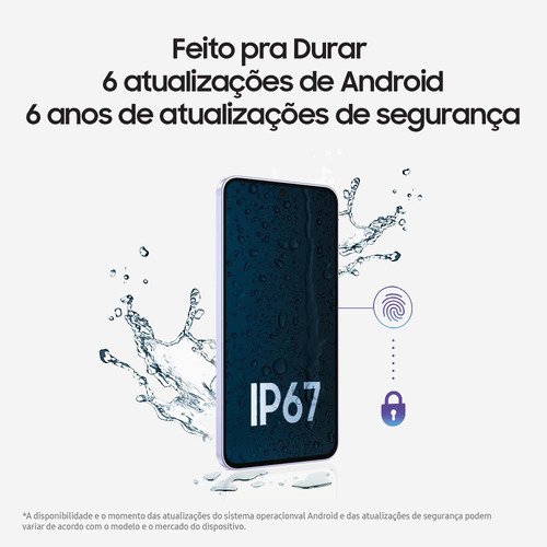 Celular Samsung Galaxy A26 5g 256gb, 8gb Ram, Câmera De 50mp, Ip67, Tela Super Amoled 6.7 , Nfc - Preto - foto 4