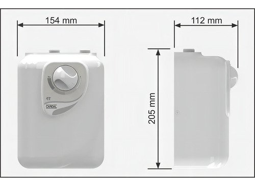 Aquecedor Individual Cardal 4t Alta Pressão Aq249 6400w Cor Branco - foto 6