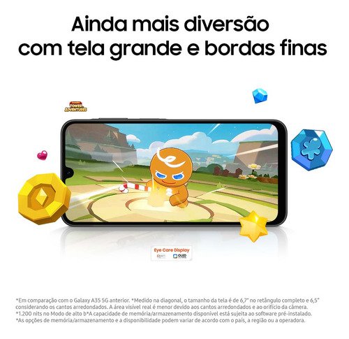 Celular Samsung Galaxy A26 5g 256gb, 8gb Ram, Câmera De 50mp, Ip67, Tela Super Amoled 6.7 , Nfc - Preto - foto 5