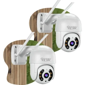 Kit 2câmera Ip Icsee Prova D'água Infravermelho Externa Wifi - HW - foto 1