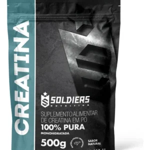 Creatina Monohidratada 500g Soldiers Nutrition Sabor Natural - foto 1