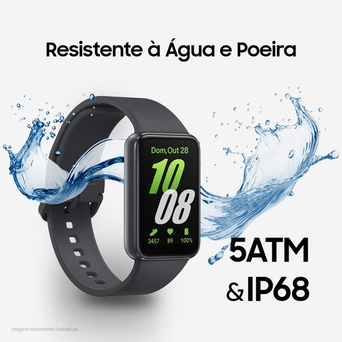 Samsung Smartwatch Galaxy Fit3 Grafite - foto 3