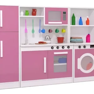 Cozinha Completa Infantil Ideal Para Crianças Se Divertirem Rosa - foto 1