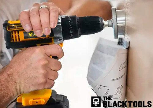 Parafusadeira Furadeira De Impacto The Black Tools Profissional TB-21PX 2 Baterias Com Maleta 60Hz Amarelo - foto 3