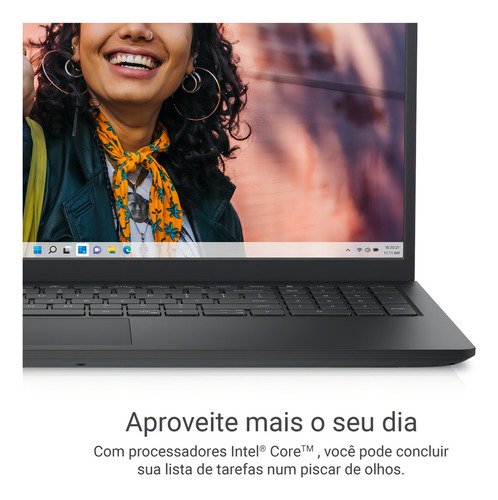 Notebook Dell Inspiron I15-i1300-a30p 15.6 I5 8gb 512gb W11 Preto - foto 4