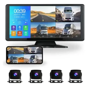 Monitor 10 Nvr Carplay Android Auto + 4 Câmeras - foto 1