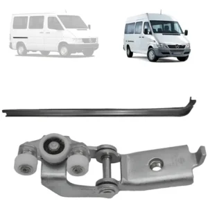 Kit Trilho Central+carrinho Guia Meio Porta Sprinter 1997 - foto 1