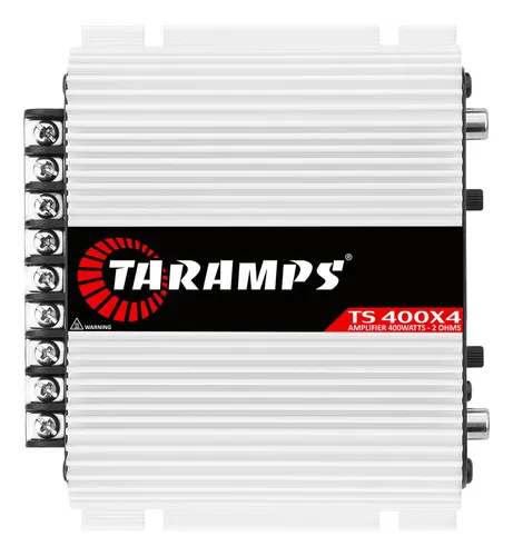 Modulo Taramps Ts400x4 Potencia de 400watts 2 Ohms Amplificador 400rms T400 4 Canais Som Automotivo 2 Ohms Rca Ts 400x4 Crossover - foto 1